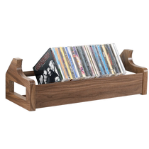 Solid wood desktop CD containing exhibition shelf swith game disc shelf Blue CD DVD disc collection shelf