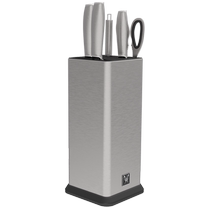 EWIWE square barrel steel knife steel frame knife set household combination set knife six-piece set 2134