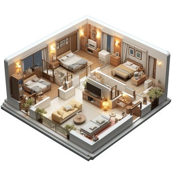 Shanghai full package renovation design renderings interior renovation of old new and second-hand houses construction team of home improvement company