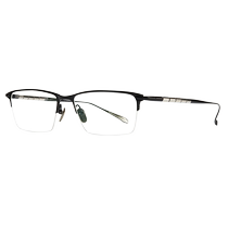 Charmant Charmant glasses frame mens business half-frame square frame imported from Japan can be equipped with myopia ZT27061