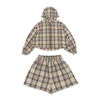 ຊຸດ summer plaid retro ຕົ້ນສະບັບຂອງ paw