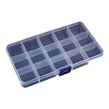15-grid storage box beads handmade crystal