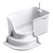 Dog toilet large dog medium-sized anti-poop potty stainless steel urinal pot anti-splash dog litter box dedicated for male dogs