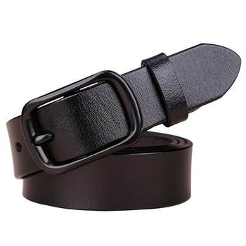 Versatile style professional trousers black new style women's belt