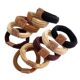 Cute bear head rope high elastic rubber band women tie hair rope thickened thick hair loop high ponytail meatball headdress