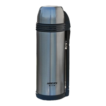 Bouilloire thermos de voyage Hals bouilloire en acier inoxydable montée sur voiture tasse thermos portable dextérieur bouilloire de grande capacité