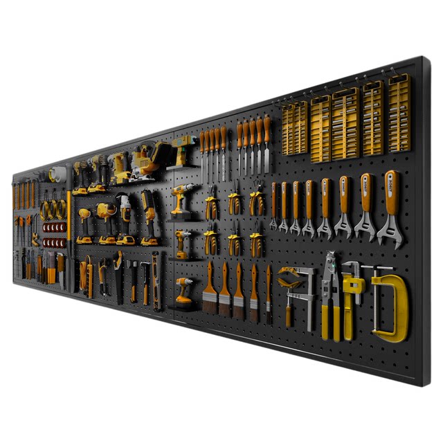 Thickened hardware hole plate storage rack