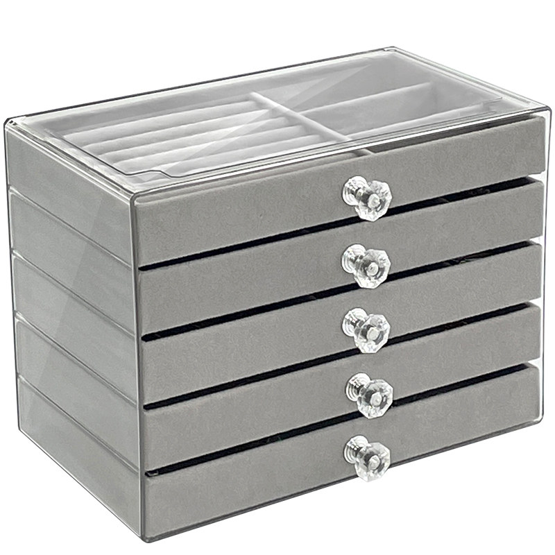 Jewelry box high-end exquisite drawer style