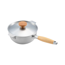 (Self-operated) Yoshikawa YOSHIKAWA Japan imported alikata series snow pan soup pot milk pot cooking noodle pot
