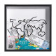 Time fragment ticket stub storage frame ticket collection photo frame