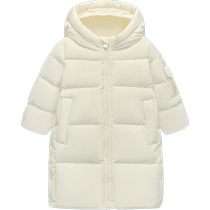 (Waterproof and breathable) Mini Balabala long down jacket for boys and girls winter childrens warm down jacket