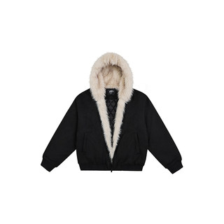 【Achock官方店】麂皮加厚保暖毛领座山雕棉袄重磅棉衣防风外套男