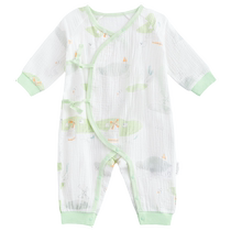 (Same style in store) Cotton Era Newborn Baby Clothes Spring and Autumn Full Moon Hundred Days Baby Jumpsuit Harness