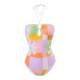 2025 new sexy hollow one-piece halterneck swimsuit for women