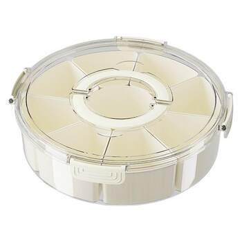 Nine-grid round storage box divided into chinese mainland portable
