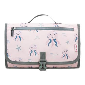 Multifunctional portable diaper pad diaper storage bag