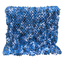 Thickened sea color camouflage net camouflage net sky blue kindergarten outdoor shade net sunshade net sun protection swimming pool
