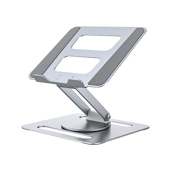 
[Rolling bracket] Laptop stand bracket desktop suspended heat dissipation folding storage vertical height-enhancing thick rack 360 degree rotary lifting hand-held flat plate universal support frame