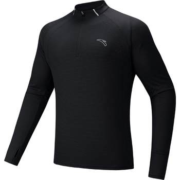 Anta men's quick-drying running long-sleeved t-shirt knitted sweater