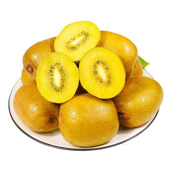 Fresh yellow heart kiwi fruit