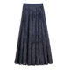 2024 Autumn High Waisted Slim Women's Skirt with Fringed Long Skirt