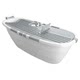 Anoxin bath bucket home thickened adult and child bidet large adult full body bath bucket bath basin