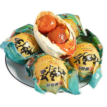 Yipin yougaoyou double yellow salted duck egg authentic fresh non-sea duck egg cooked egg yolk flagship store extra large salted egg