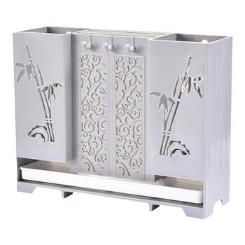 Chopstick cage wall-mounted draining knife holder integrated storage box