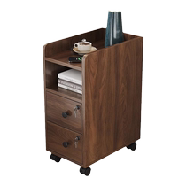 Zhaojiangshijia modern minimalist bedside table ultra-narrow mini storage cabinet removable bedside storage cabinet with wheels and lock