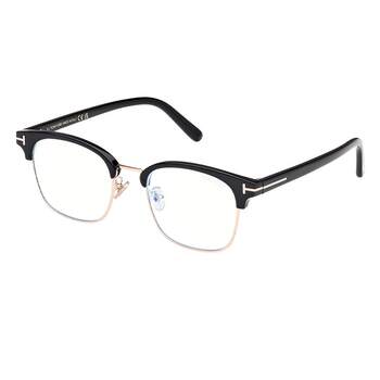 Tom ford tom ford glasses frame tf eyebrow half frame sven myopia glasses ft6001-k-b