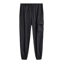 Camel Fitness Pants Plus Velvet Pants Womens Sweatpants 2024 Autumn and Winter Outdoor Sports Water-Repellent Foot-Resistant Workwear Trousers for Men