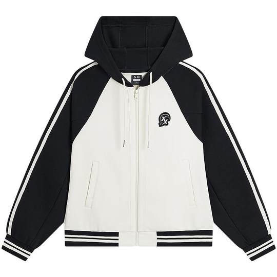 Xtep knitted hooded jacket for women 2025 new autumn and winter casual women's sports top 976328940213