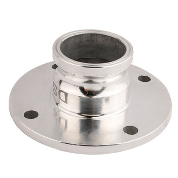 Oil discharge port flange, male flange, diameter variable diameter with cover