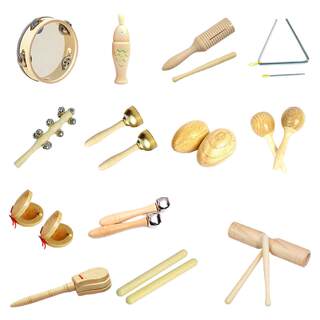 Juego completo de material didáctico profesional de música de percusión orff.