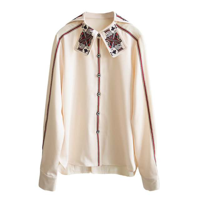 Original design fun playing card women's shirt