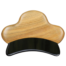 Cloud craftsman buffalo horn scraping plate shoulder neck special deviner body full-body scraping neck lymphatic tool NATURAL