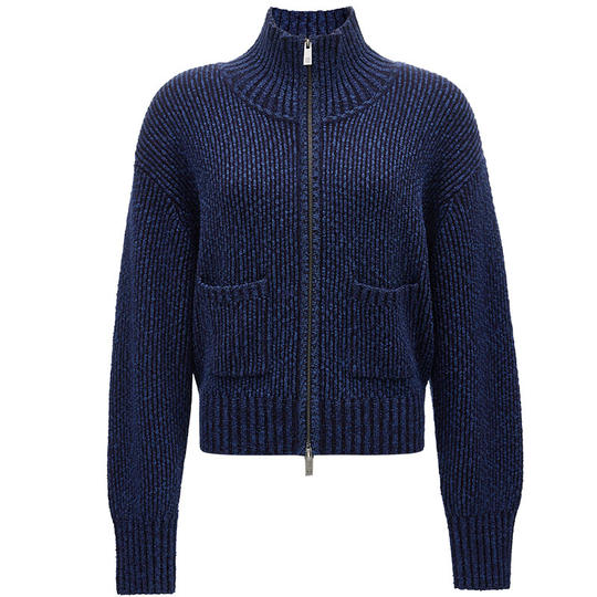 SÓLO suéter tipo cárdigan adelgazante con cuello alto