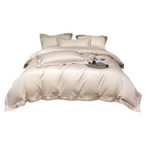 100 count long-staple cotton light luxury high-end cotton four-piece set winter pure cotton 100 sheet quilt cover bedding