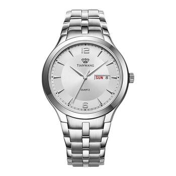Tian wang men's quatz watch with stainless steel bracelet