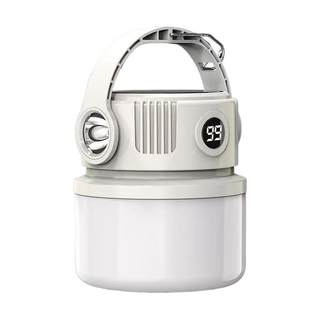 Solar camping light with ultra-long battery life and smart display