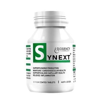 Synext ລຸ້ນໃໝ່ຂອງອົດສະຕຣາລີ resveratrol nicotinamide quercetin coenzyme Q10 ແຄບຊູນສີຂຽວ