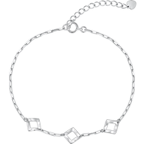 Ming brand jewelry platinum diamond bracelet for women PT950 platinum simple chain versatile girlfriend gift BFK0050