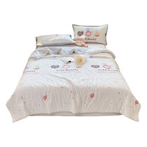 Catman summer ice silk mat summer new mat student dormitory single four-piece set home rattan mat three-piece set