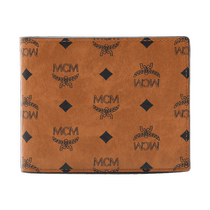 (Autonome) MCM23 Portefeuille court pliable pour femme Printemps et été 6 emplacements pour cartes