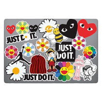 Art stickers 29 trendy stickers kaws suitcase laptop partial sticker refrigerator waterproof no glue left