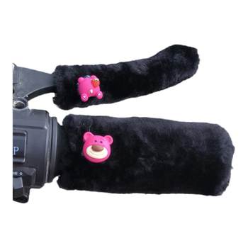 Electric rider handlebar cover, warm and plush, cute and universal