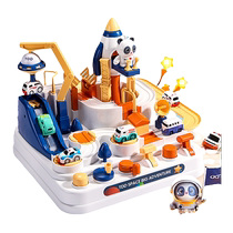 Childrens car adventure racing space track car educational toy track sliding boy 3 baby 6 years old