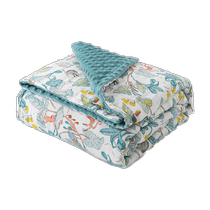 Wilberu Bean Bean Blanket Baby Quilt Spring and Autumn Baby Bamboo Cotton Cover Blanket Kindergarten Childrens Soothing Four Seasons Blanket