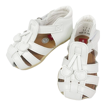 Japan direct mail mikihouse girls leather sandals toddler two-stage Japanese-made Baotou cute princess style childrens shoes