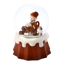 Zaner jarll music box white night fairy tale blue house ladys afternoon tea passion cocoa music box gift for girls